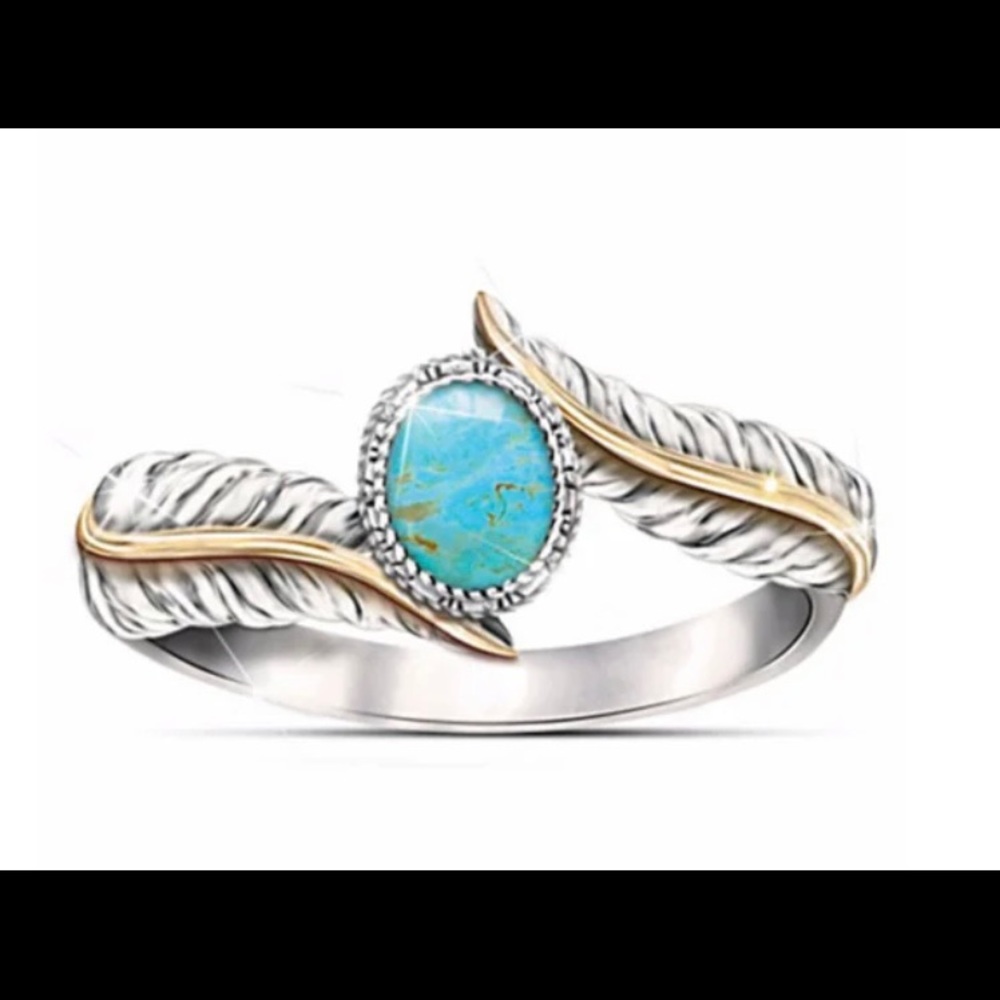 Exquisite Feather Ring